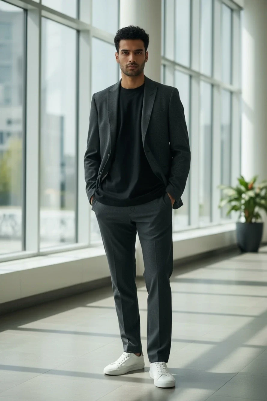 Vitale Barberis Canonico Super 120s Italian Wool Blazer